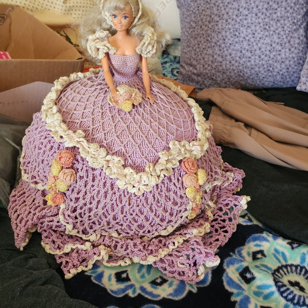 Vintage Crochet Barbie